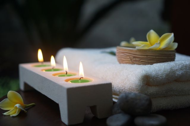 Luxury Spa Massage Treatment Room